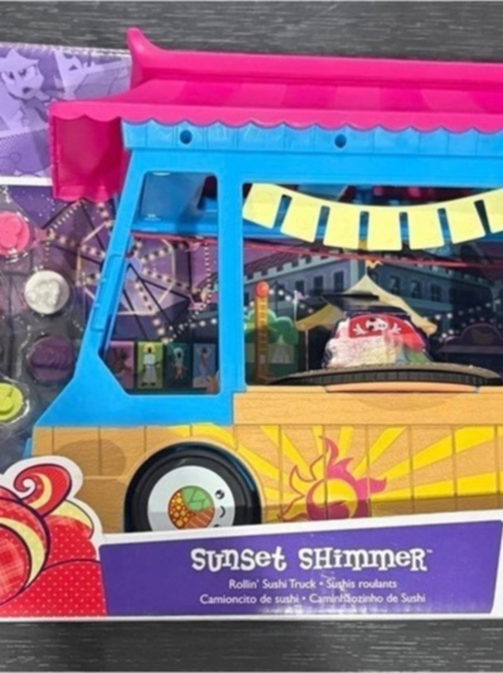 Hasbro My Little Pony Equestria Girls Sunset Shimmer Rollin' Sushi Truck Sushi